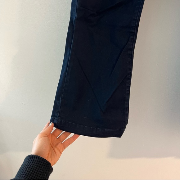 Frame Le Crop Mini Boot Pants in Navy - Picture 4 of 6